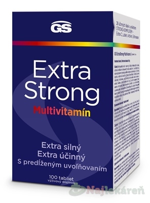 GS Extra Strong Multivitamín 100 tabliet