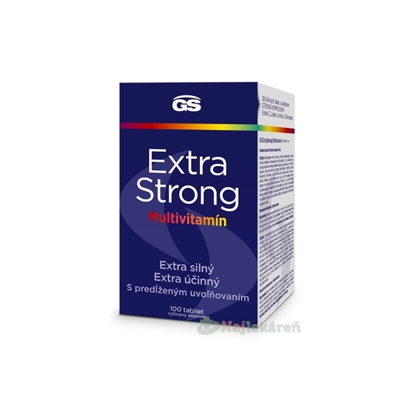 GS Extra Strong Multivitamín 100 tabliet