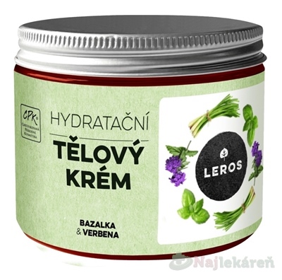 Leros Bazalka & Verbena Hydratačný telový krém 200 ml telový krém