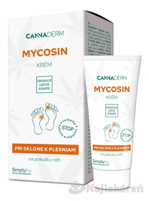 Cannaderm MYCOSIN krém na pokožku nôh 30 g