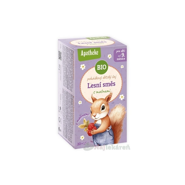APOTHEKE ROZPRÁVKA Lesná zmes s malinami BIO 20x1,5g