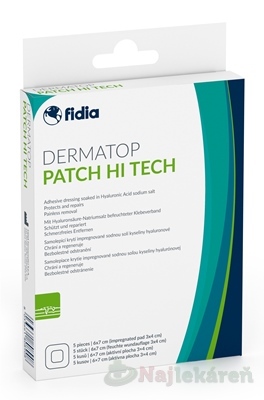 E-shop DERMATOP Patchi Hi Tech samolepiace krytie na rany 5 ks