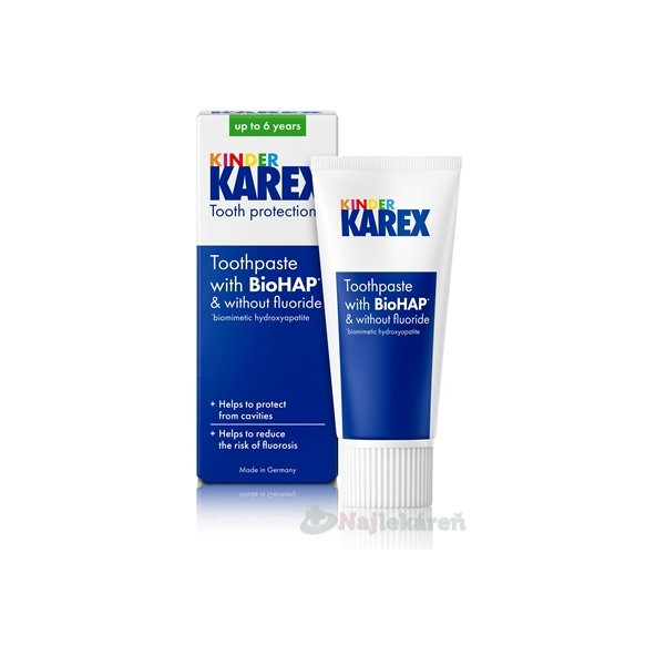 KINDER KAREX zubná pasta pre deti 0-6 rokov 50ml