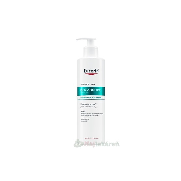 Eucerin DermoPure Clinical Exfoliačný čistiaci gél na pleť 400ml