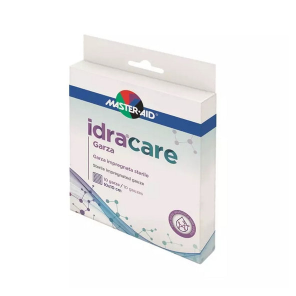 MASTER AID Idra care mastný tyl s kyselinou hyalurónovou 10x10cm 10 usov