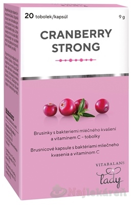 Vitabalans Cranberry Strong 20 kapsúl