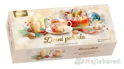 Apotheke Zimná pohoda kolekcia prémiových čajov 10 druhov 90 vrecúšok