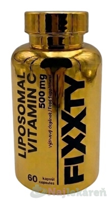 Fixxty Liposomal Vitamín C 500 mg 60 kapsúl