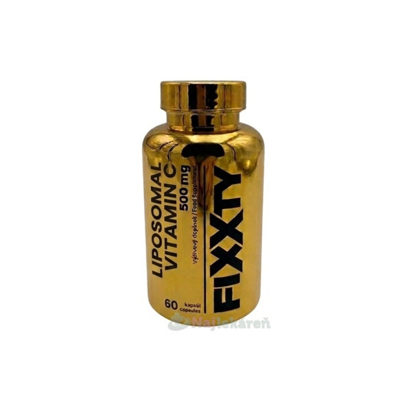 Fixxty Liposomal Vitamín C 500 mg 60 kapsúl