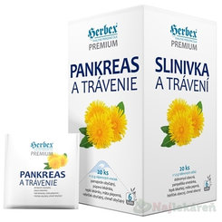 HERBEX PANKREAS A TRÁVENIE bylinný čaj 20x1,5 g