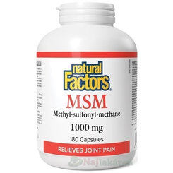 Natural Factors MSM 1000 mg 180 kapsúl