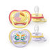 Philips AVENT Cumlík Ultra air s obrázkom 0-6 m fialový/žltý 2ks