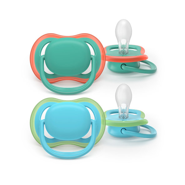 Philips AVENT Cumlík Ultra air 6-18 m modrý/zelený 2ks