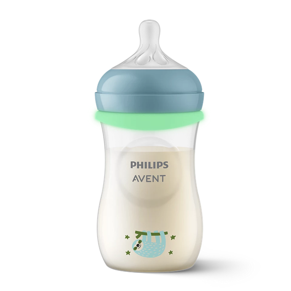 Philips AVENT FĽAŠA Natural Response Glow nočná 260 ml 3-6 m 1 ks