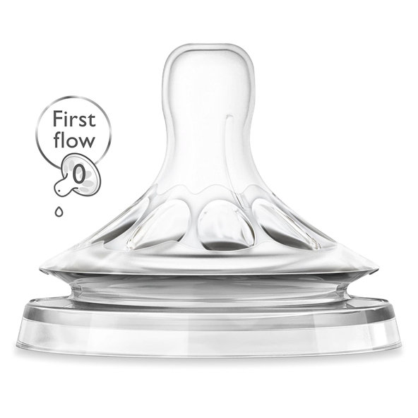 Philips AVENT CUMLÍK na fľašu Natural 0m+ 2 ks