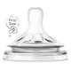 Philips AVENT CUMLÍK na fľašu Natural 0m+ 2 ks