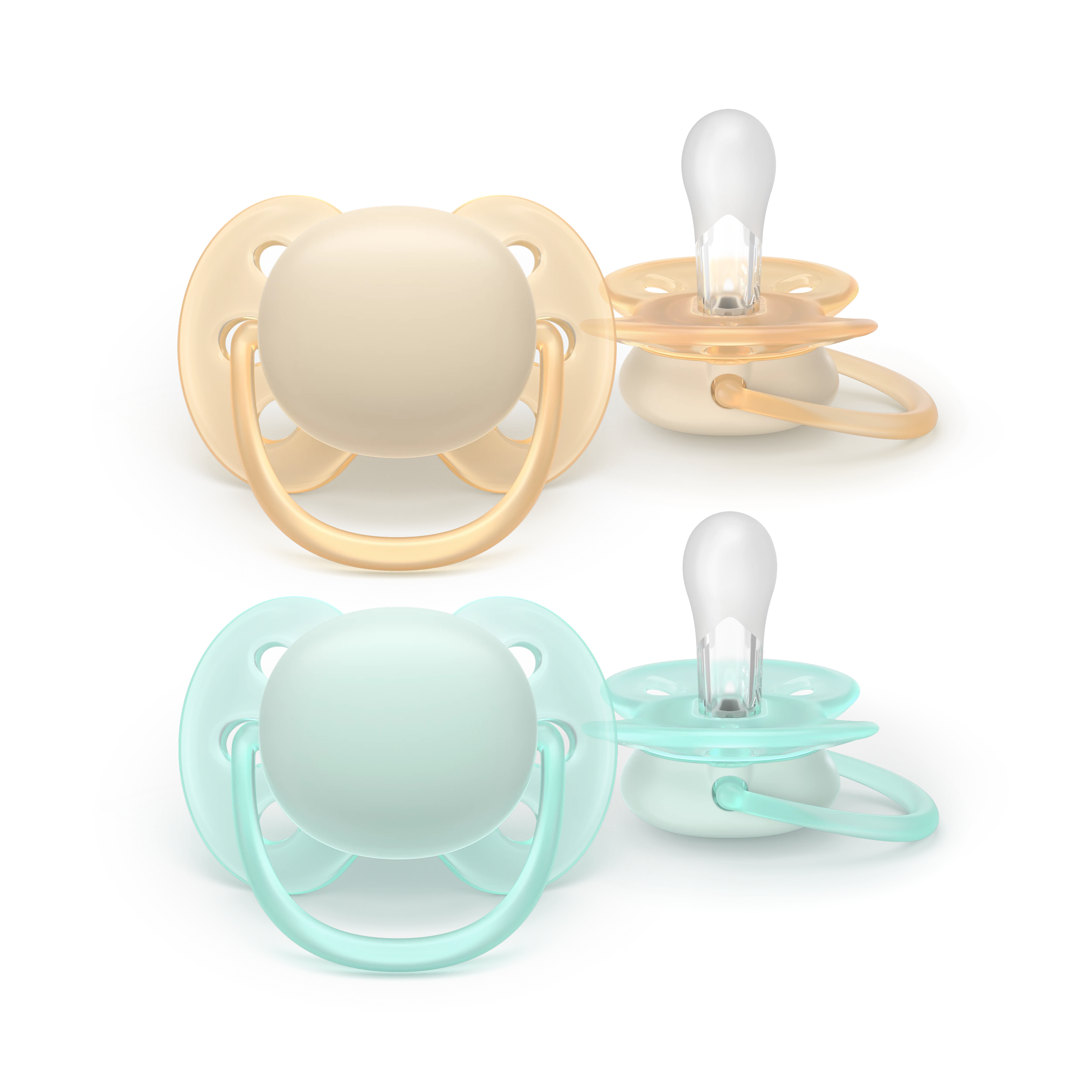 Philips AVENT Cumlík Ultra soft chlapec 0-6 m 2 ks