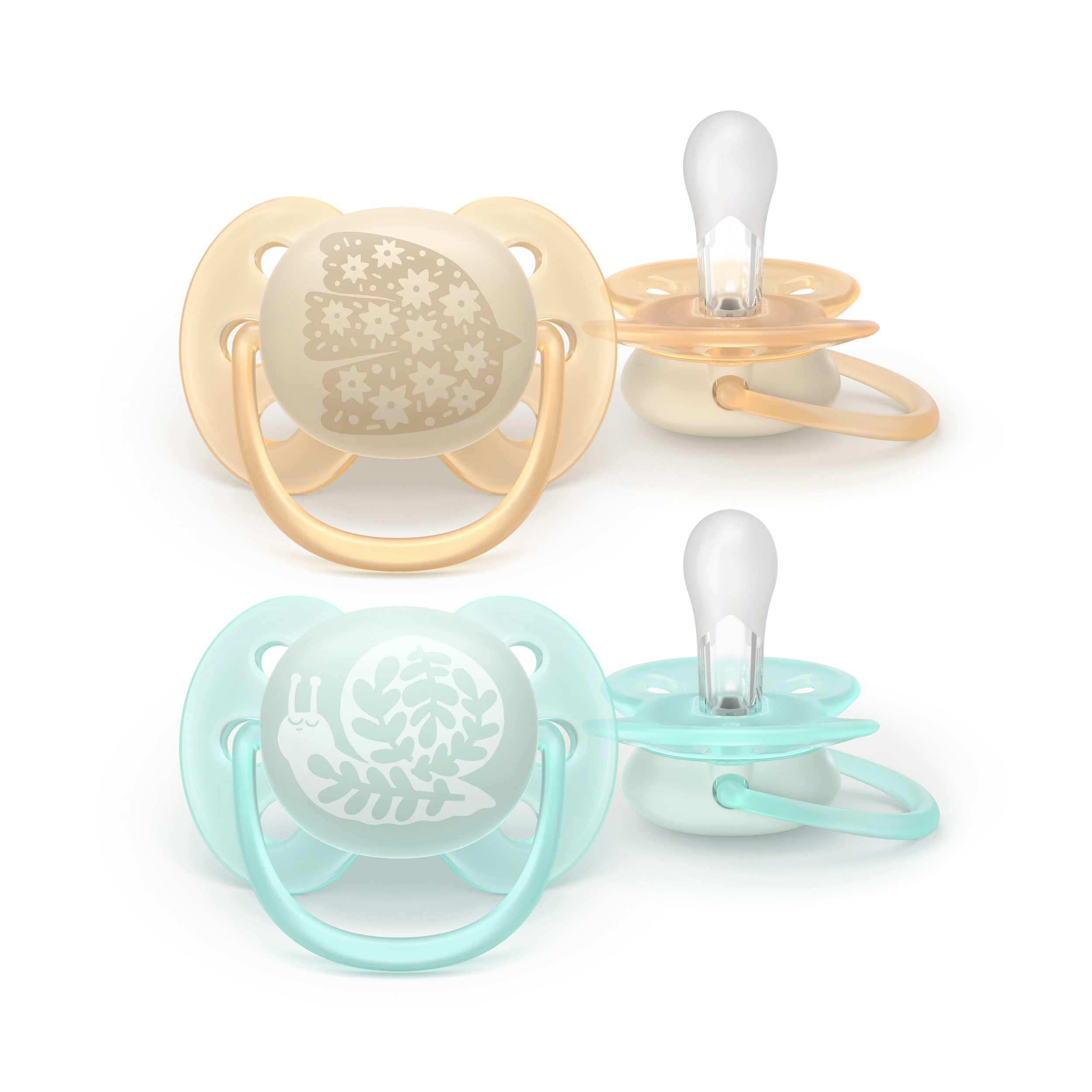 Philips AVENT CUMLÍK Ultra soft 0-6m neutral 2 ks