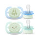 Philips AVENT Cumlík Ultra start s obrázkom nočný chlapec 0-2 m 2 ks