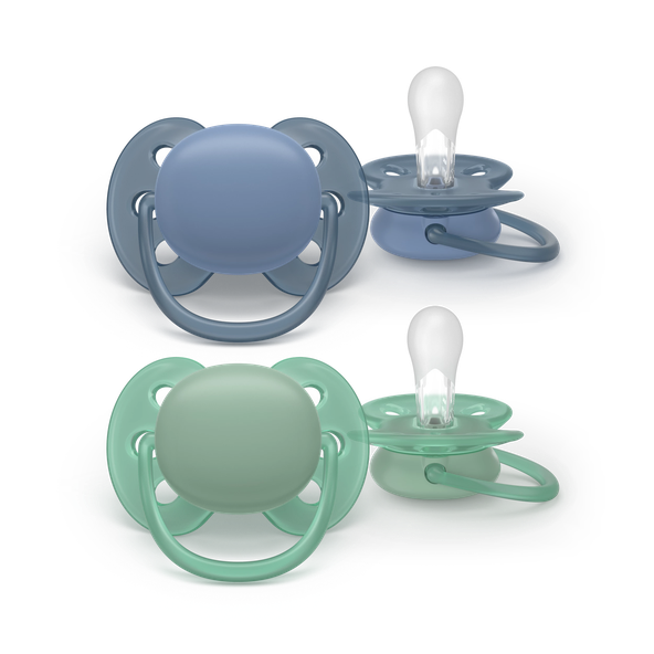 Philips AVENT Cumlík Ultra soft chlapec 6-18 m 2 ks