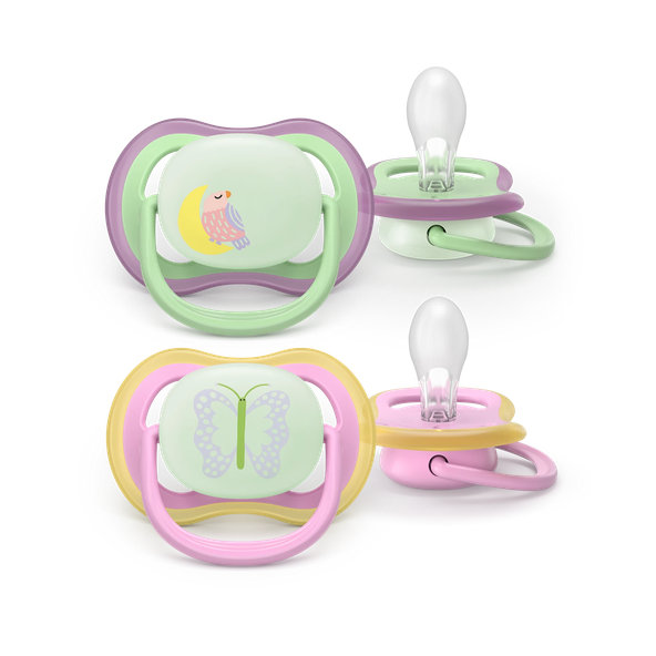 Philips Avent Cumlík ultra air nočný dievča 6-18 m 2 ks