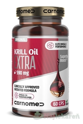 CarnoMed Krill Oil Extra Superba Boost 590 mg 60 kapsúl kúpite na Najlekaren.eu