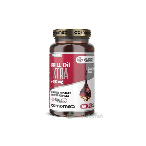 CarnoMed Krill Oil Extra Superba Boost 590 mg 60 kapsúl