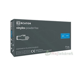 MERCATOR Vinylové rukavice veľkosť M 100 ks