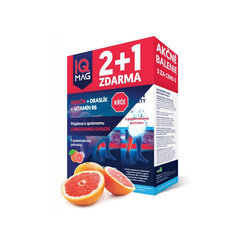 IQ MAG KŔČE, grapefruitove šumivé tablety 2+1 20 tabliet