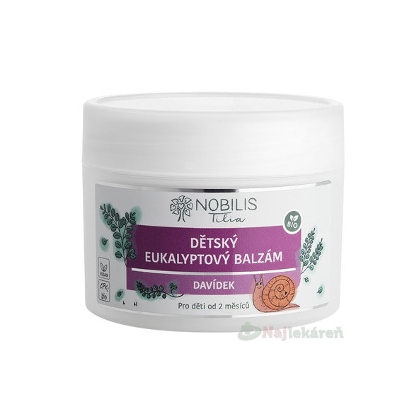 NOBILIS Tilia Detský eukalyptový balzam Davídek 50ml