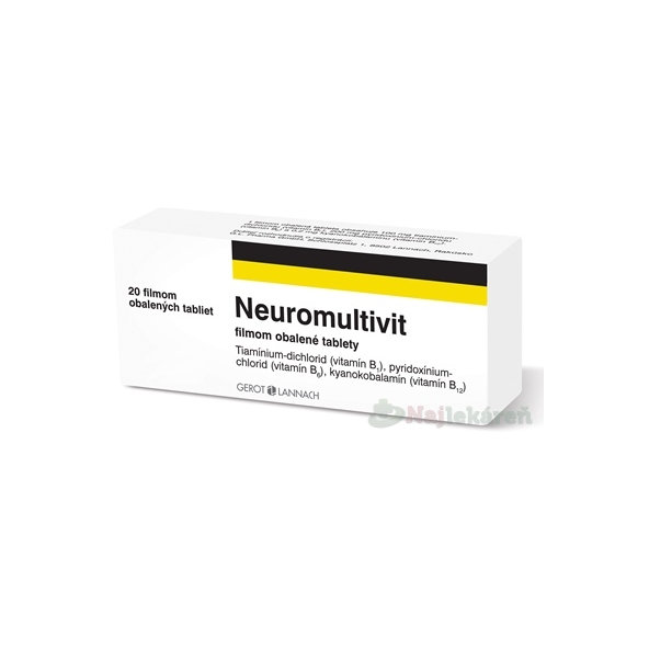 Neuromultivit 20 tbl. pri poruchách nervového systému