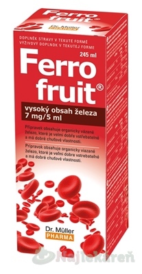 Dr. Müller Ferro Fruit sirup železo 245 ml kúpite na Najlekaren.eu
