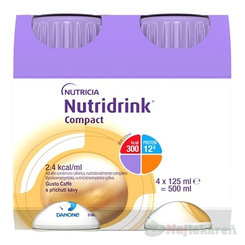 Nutridrink Compact s kávovou príchuťou 4x125 ml