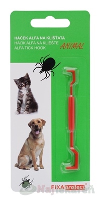 FIXAprotect ALFA ANIMAL háčik na kliešte pre zvieratá 1 ks kúpite na Najlekaren.eu