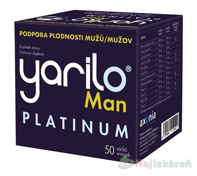 E-shop YARILO Man PLATINUM 50 vrecúšok