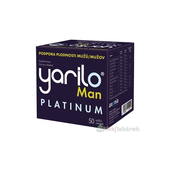 YARILO Man PLATINUM 50 vrecúšok