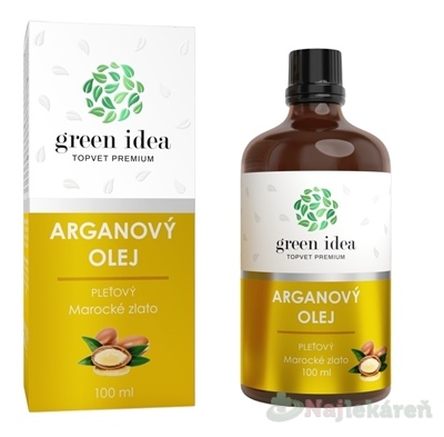 Green idea Argánový pleťový olej 100% 100 ml