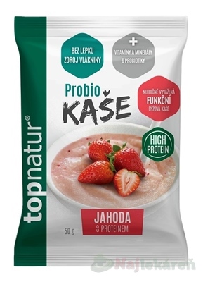 topnatur Probio KAŠA Jahoda s proteínom 50 g