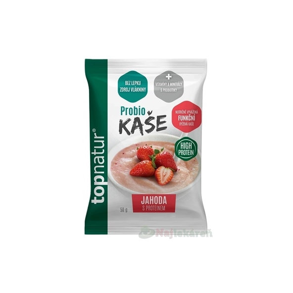 topnatur Probio KAŠA Jahoda s proteínom 50 g