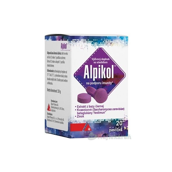 Alpikol pastilky na podporu imunity 20 ks