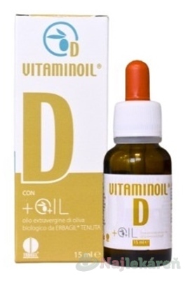 VITAMINOIL D vitamín D3 kvapky 15 ml kúpite na Najlekaren.eu
