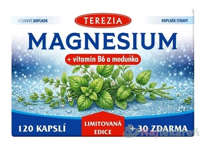 Terezia Magnesium + vitamin B6 a medovka 120 + 30 kapsúl zadarmo