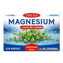 Terezia Magnesium + vitamin B6 a medovka 120 + 30 kapsúl zadarmo