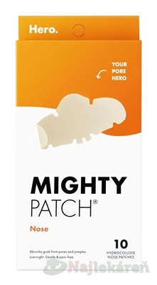 Hero. MIGHTY PATCH Nose náplasti na akné 10ks