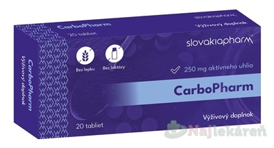 Slovakiapharm CarboPharm 20 tbl kúpite na Najlekaren.eu