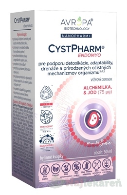 Avropa CystPharm Endomyo bylinné kvapky 50 ml
