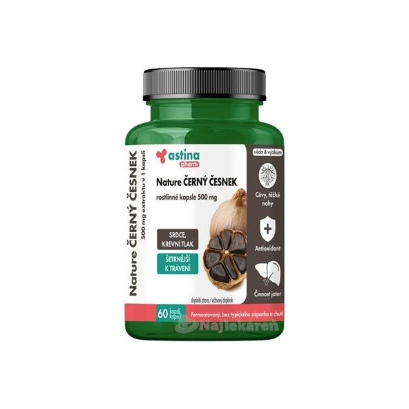 Astina Pharm Nature ČIERNY CESNAK 60 kapsúl