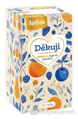 APOTHEKE Ďakujem - darčeková čajová kolekcia 30 g kúpite na Najlekaren.eu