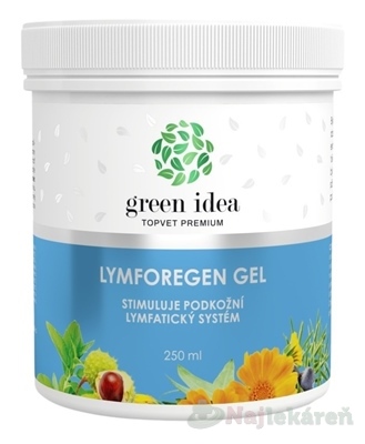 Green idea Lymforegen masážny gél 250 ml