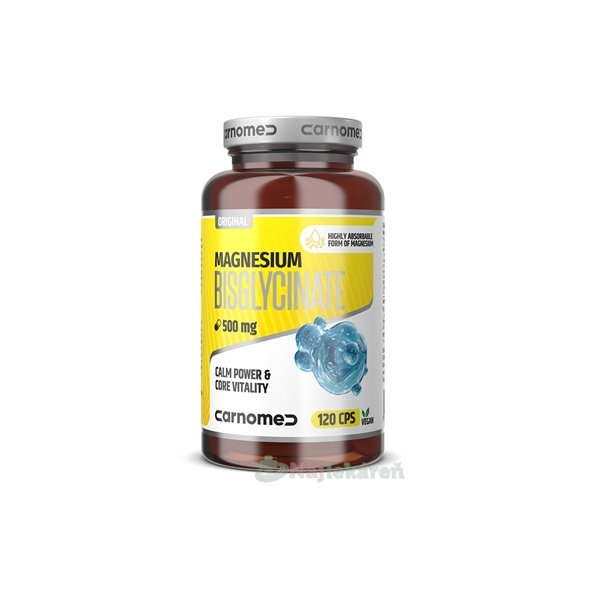 CarnoMed Magnesium bisglycinate 500 mg 120 kapsúl